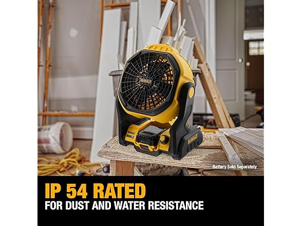 DEWALT DCE512B 20V MAX Cordless Jobsite Fan
