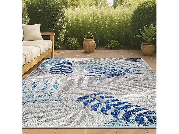JONATHAN Y Tropics Palm Leaves Rug