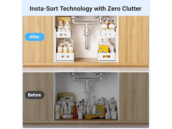 TISTAYA Pull-out Under Kitchen Sink Organizer