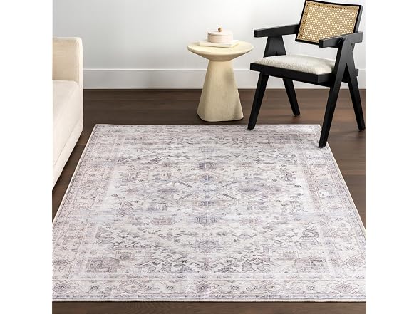 Nuloom Splashguard Kaleen Rug 5x8 Grey
