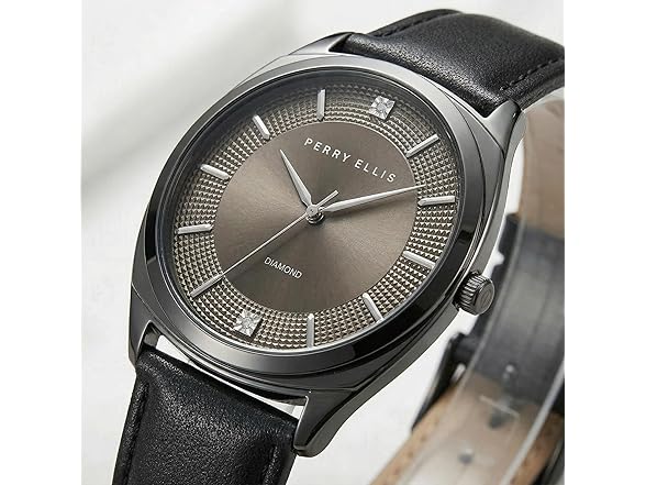 Perry Ellis Ultra Slim Watch Gray Dial