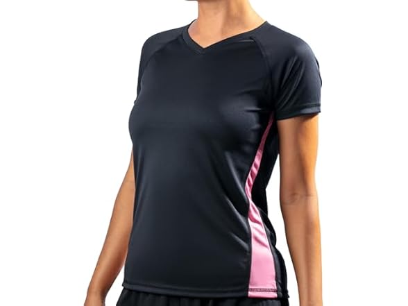 Kanu Surf Women's Rashguard Black/Pink (L)