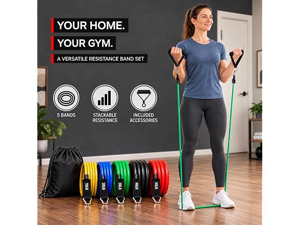 VEICK Resistance Bands with Handles
