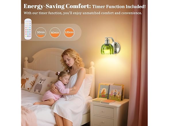 VerRon Rechargeable Battery Operated Wall Sconce