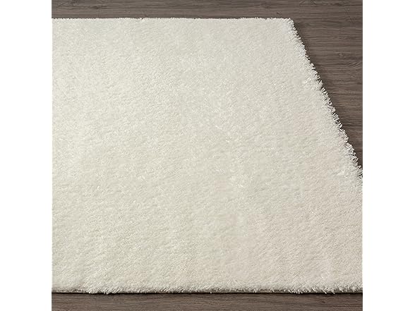 Solid Plush Shag Area Rug