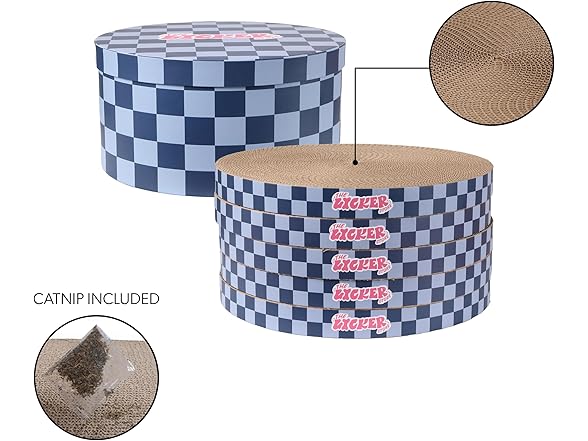 THE LICKER STORE Cardboard Cat Scratcher Pads 5PK