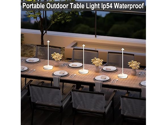 Cordless Table Lamp Rechargeable LED