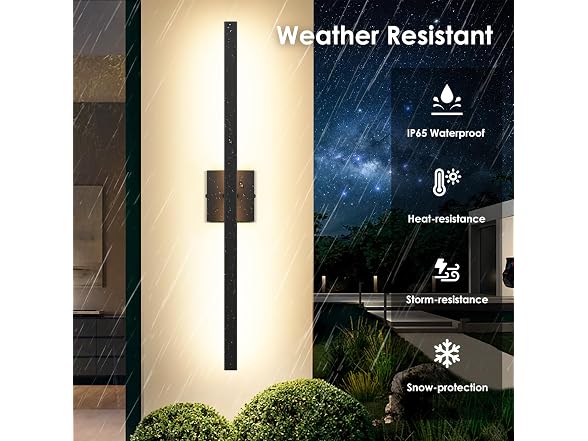BesLowe 2-Pack 31.75in Wall Light
