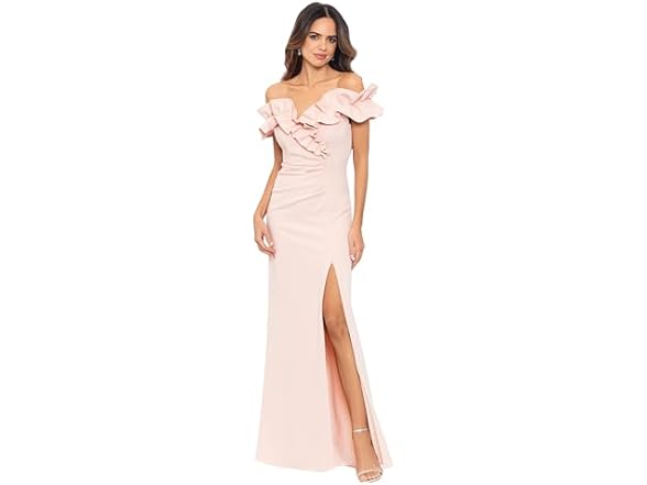 Xscape Women's Long Stretch Dress