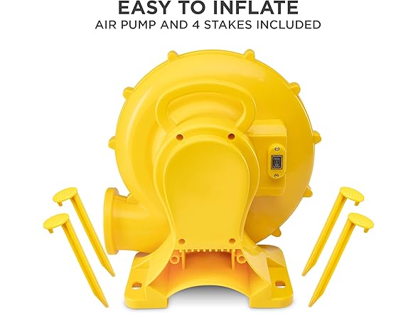 Sunny & Fun Inflatable Single Ring Water Slide Park