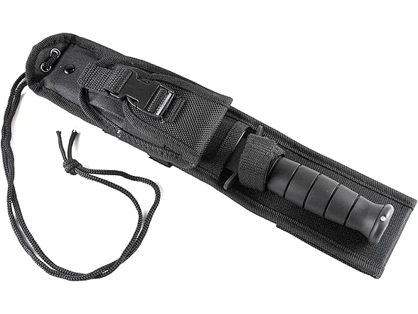 10.5" Fixed Blade Knife Tanto 6"