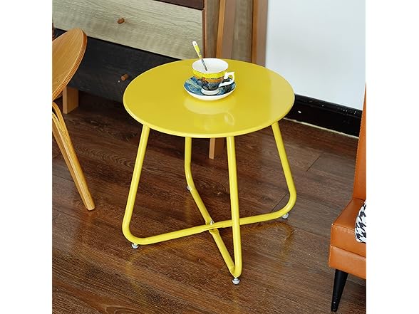 Elevon E-Coated Steel Side Table