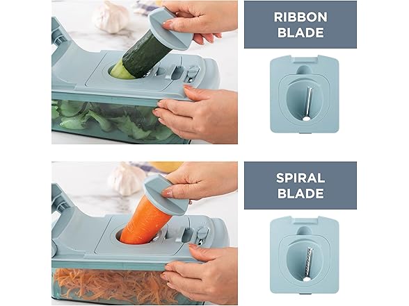 Cook with Color Vegetable Chopper Blue