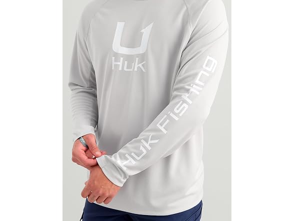 HUK Men's Standard Icon Crew Fishing Shirt