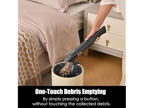 Kanpets VX7113C KANPETS CORDLESS MINI VACUUM - GRAY