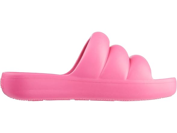 totes Women's Everywear Puffy Slide Sandal, Azalea, 10