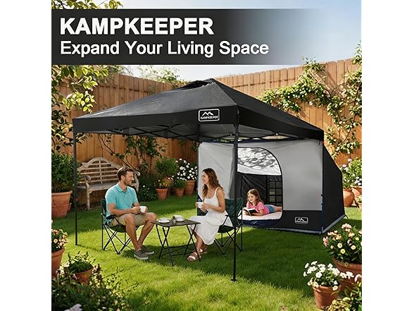 KAMPKEEPER 2 Person Canopy Side Tent