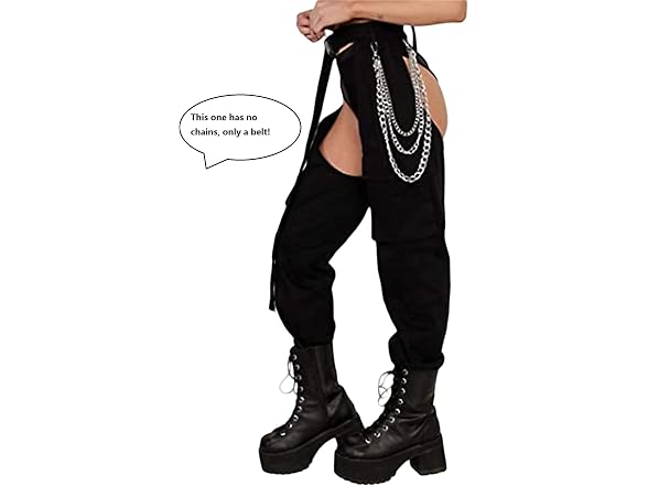 Vilagrah Women (S) Buckle Bottomless Pants Pants