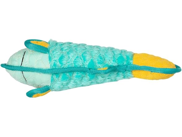 Fringe Studio Fish You the Best Durable Plush Dog Toy
