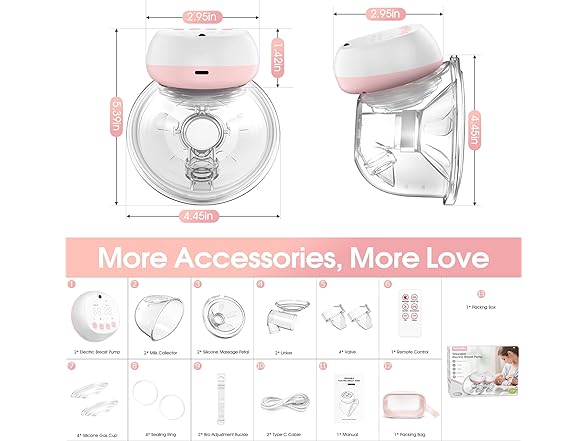 Totmizby Electric Hands-Free Breast Pump