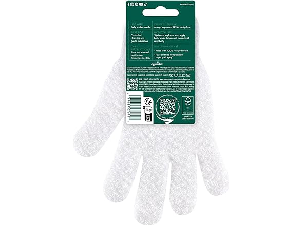 EcoTools Bath Gloves 1 Pair