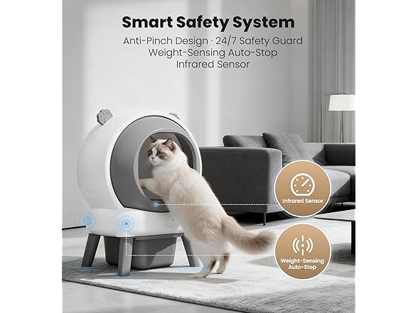 Cayonad Auto Self-Clean Litter Box