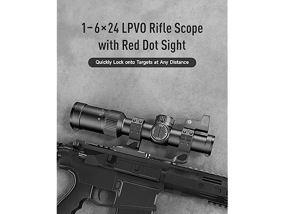 PINTY 1-6x24 FFP LPVO Rifle Scope Set