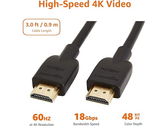 Amazon Basics High-Speed 4K Ultra HD