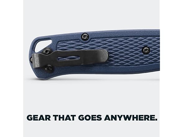 Benchmade Bugout Knife - Crater Blue Grivory - Cerakote Finish - Gallery 4