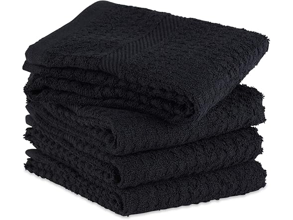 DII Basic Terry Collection Waffle Dishtowel Set