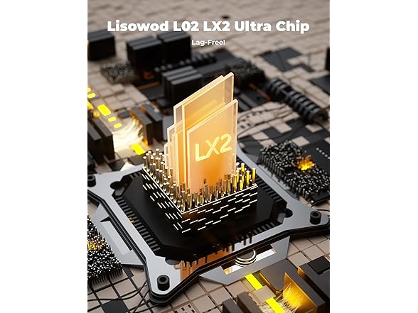 Lisowod 1080P Projector with WiFi and Bluetooth