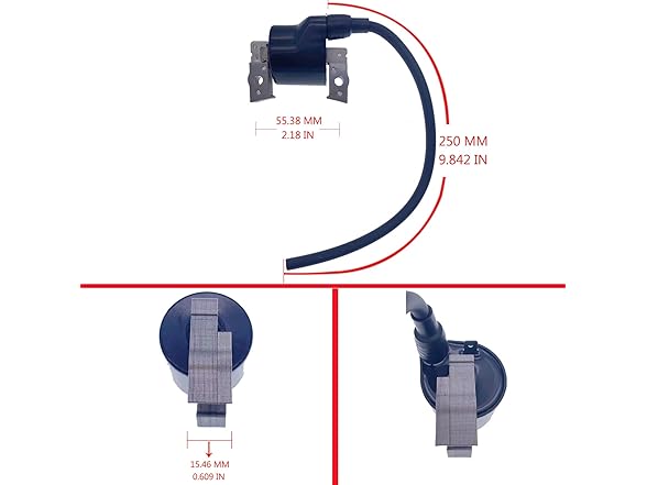 PARTSRUN ZH7125 Ignition Coil For Kawasaki