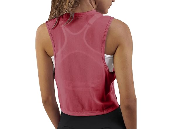 Mippo Women (S) Crop Top Workout Shirts Tank Tops