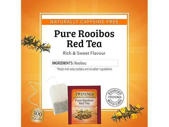 20CT Twinings of London Pure Rooibos Herbal Tea