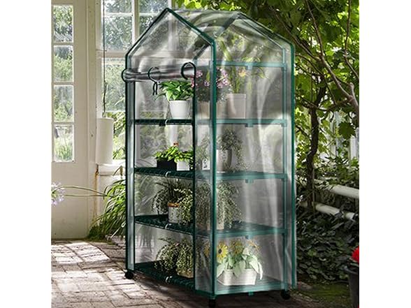 Home-Complete 4 Tier Mini Greenhouse