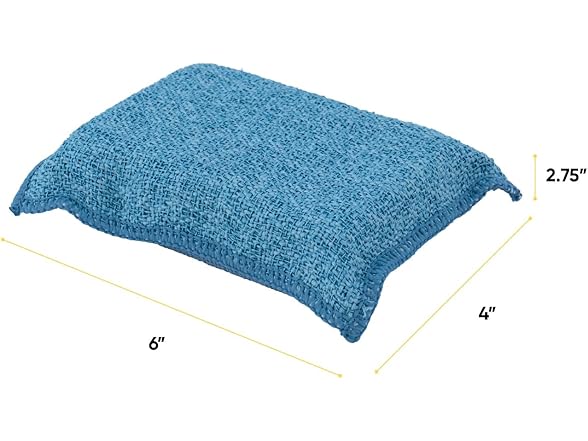 Miracle Microfiber Scrubbing Sponge Blue Extra