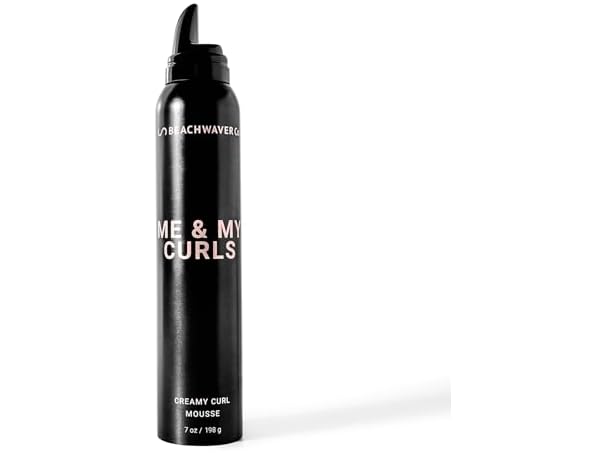 $9.99, Was $28, 64% Off! The Beachwaver Co. Me & My Curls Creamy Curl Mousse - Full Size (7 Oz) dealfomo