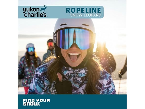 Yukon Charlie's Ropeline Adult Snow Goggles 