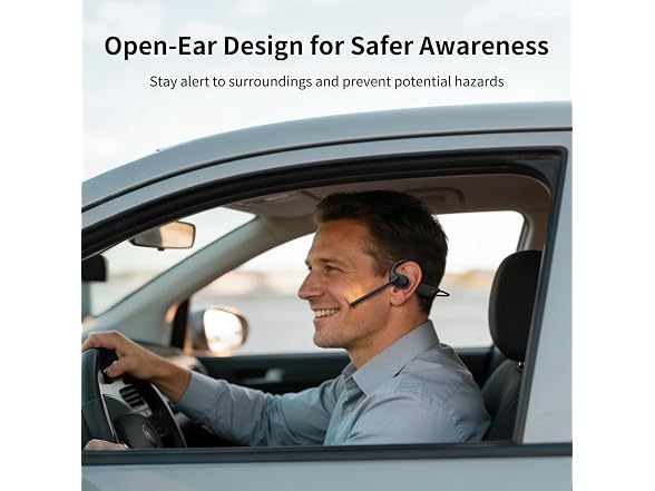 CXK Open Ear Headphones with Mic