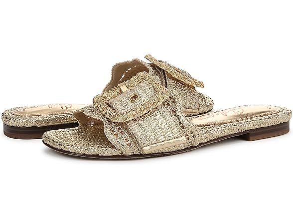 Sam Edelman Women's Bambi Flat Sandal, 8.5 (Open Box)