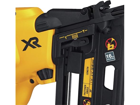 DEWALT DCN660D1 20V MAX* XR Finish Nailer 16GA