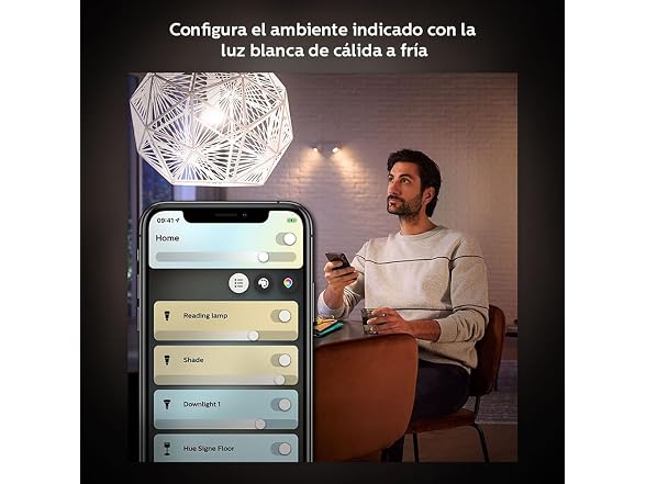 Elk Home Philips Hue White A19 Single Bulb