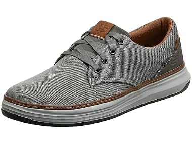 $24.99, Was $78, 67% Off! Skechers Men's Moreno Canvas Oxford Shoe dealfomo
