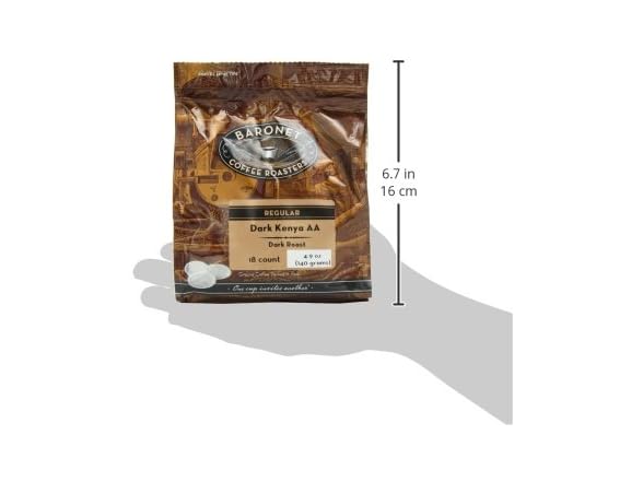 Baronet Kenya Dark Roast Pods 18ct
