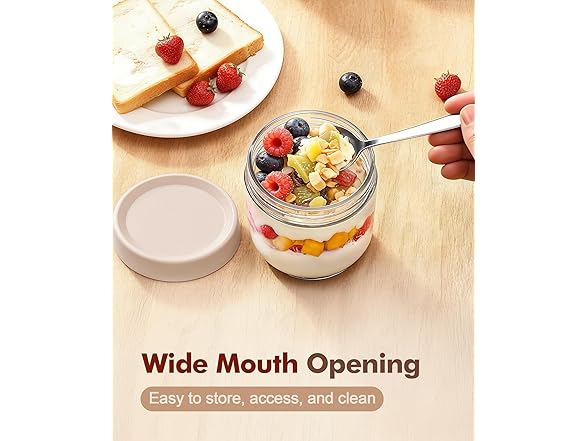 Cozyverge Overnight Oats Containers