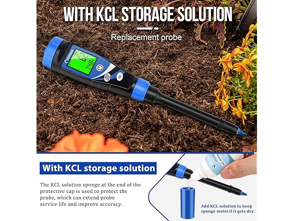 UIUZMAR Soil pH Meter Digital Test