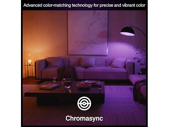 Philips Hue Smart LED A19 Bulb 4-Pack