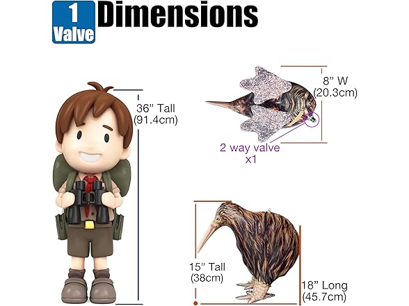 Jet Creations 18" L Inflatable Kiwi Bird