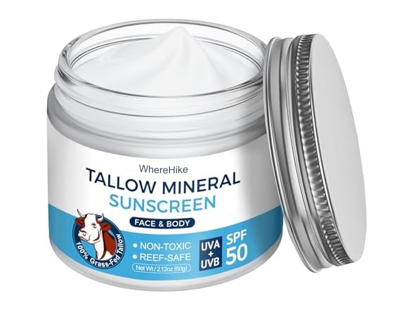 Organic Beef Tallow Sunscreen-SPF 50
