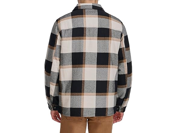 Levis Mens Classic Plaid Shirt Jacket